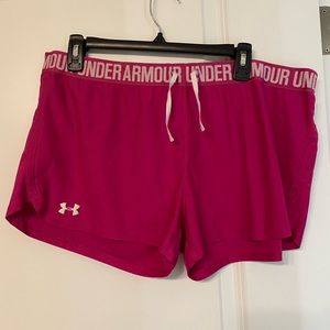 XL Pink UA Shorts